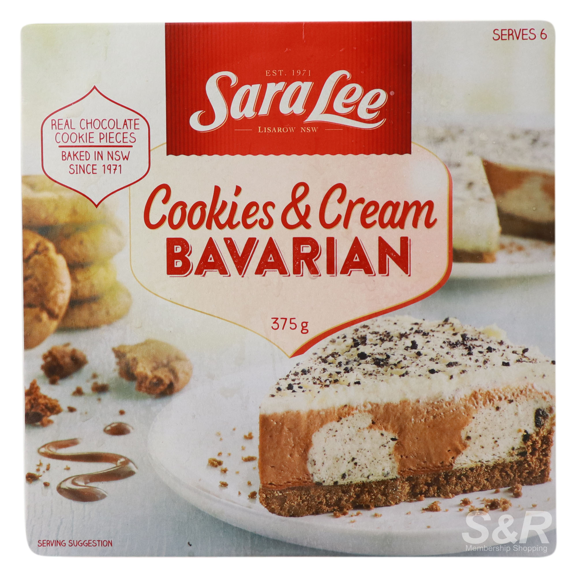 Sara Lee Cookies and Cream Bavarian 375g Sara Lee Cookies and Cream Bavarian 375g